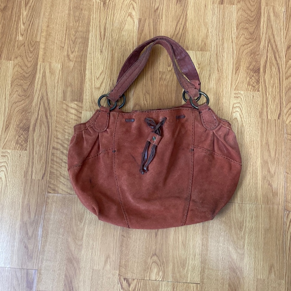 Lucky suede purse
